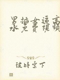 男插女逼高潮喷水免费视频