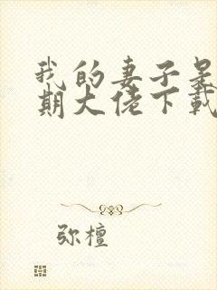 我的妻子是大乘期大佬下载txt