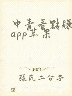 中青看点赚钱版app苹果