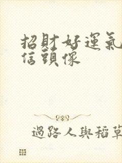 招财好运气的微信头像