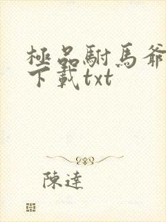 极品驸马爷免费下载txt