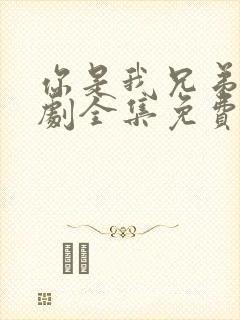 你是我兄弟电视剧全集免费观看高清