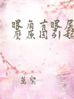 眼角有眼屎是什么原因引起的