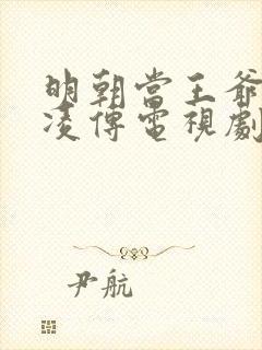 明朝当王爷之杨凌传电视剧