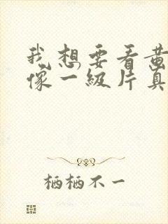 我想要看黄色录像一级片真人