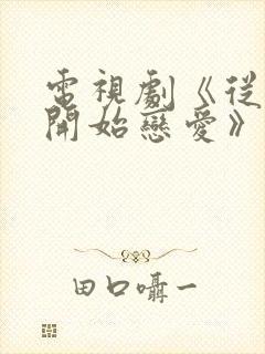 电视剧《从结婚开始恋爱》免费观看