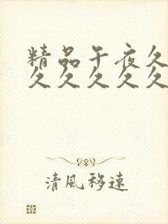 精品午夜久久久久久久久久