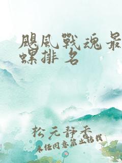 飓风战魂最强陀螺排名