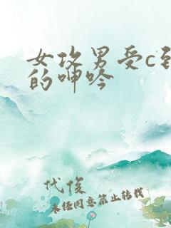 女攻男受c到男的呻吟