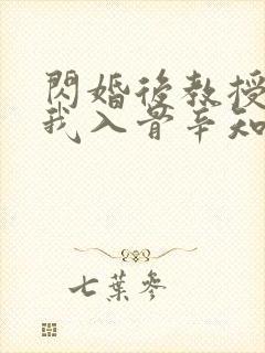 闪婚后教授他宠我入骨辛知遥小说