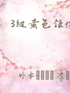 3级黄色录像片