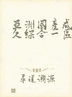 亚洲国产成人久久综合一区