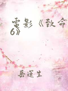 电影《致命弯道6》