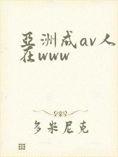 亚洲成av人片在www