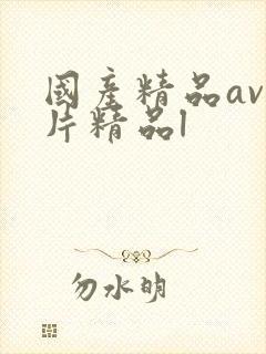 国产精品av国片精品l