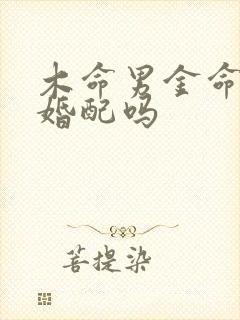 木命男金命女能婚配吗