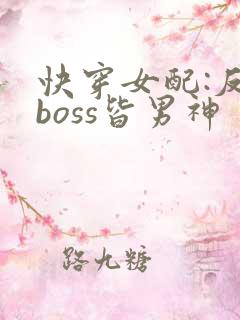 快穿女配:反派boss皆男神