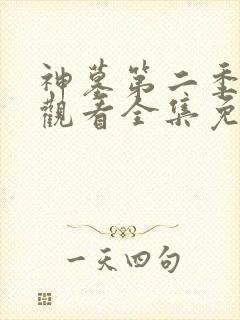 神墓第二季在线观看全集免费观看动漫