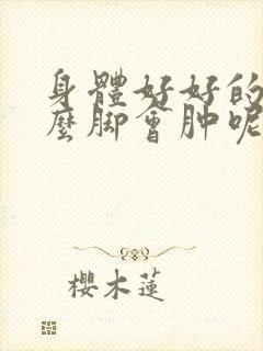 身体好好的为什么脚会肿呢