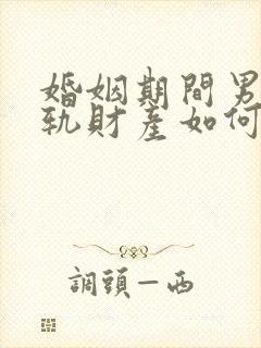 婚姻期间男方出轨财产如何分割