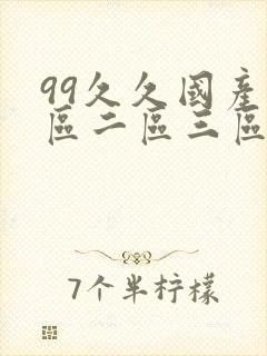 99久久国产一区二区三区