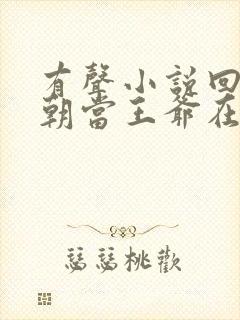 有声小说回到明朝当王爷在线收听