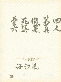 爱死机第四季第六集是真人吗