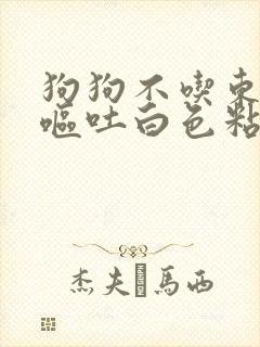 狗狗不吃东西还呕吐白色粘液