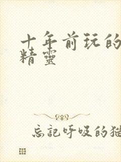 十年前玩的口袋精灵