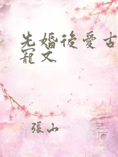 先婚后爱古代甜宠文