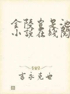 金陵岂是池中物小说在线阅读