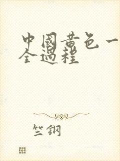 中国黄色一级片全过程