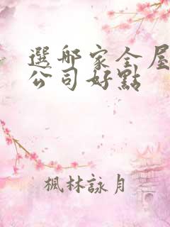 选哪家全屋整装公司好点