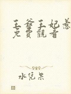 王爷王妃惹不得免费观看