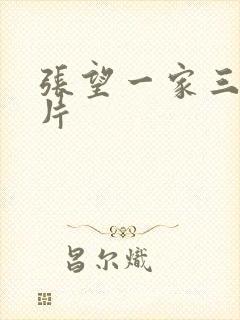 张望一家三口照片