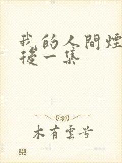 我的人间烟火最后一集