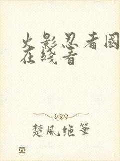 火影忍者国语版在线看