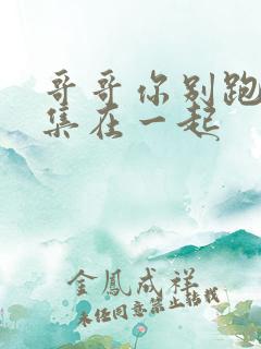 哥哥你别跑第几集在一起