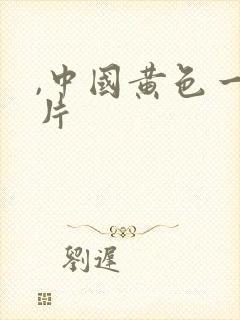 ,中国黄色一级片