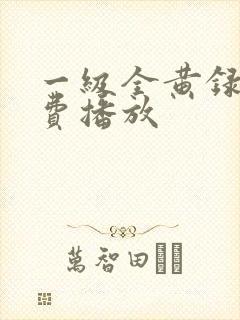 一级全黄录像免费播放