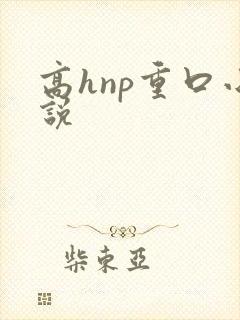 高hnp重口小说