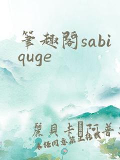 笔趣阁sabiquge