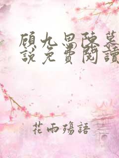 顾九思陈慕白小说免费阅读