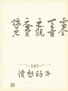 锦衣之下电视剧免费观看全集观看星辰