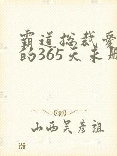 霸道总裁爱上我的365天未删减版