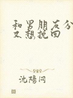 和男朋友分手后又想挽回