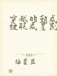 穿越明朝成朱棣被贬成农民