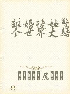 离婚后她惊艳了全世界大结局