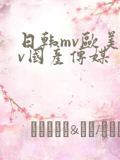 日韩mv欧美mv国产传媒