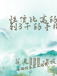 性价比高的2千到3千的手机